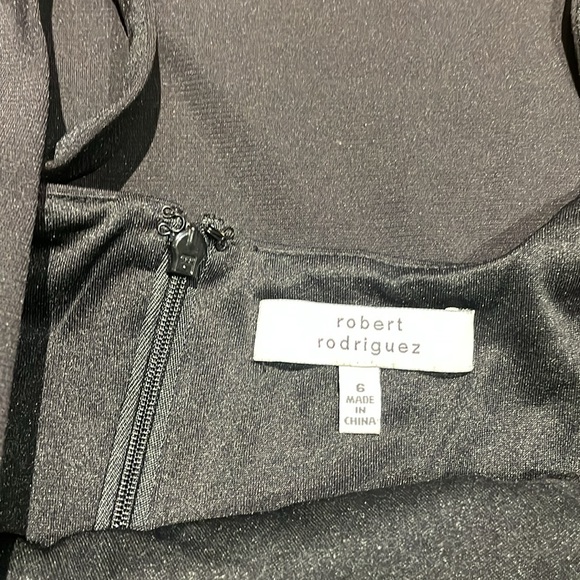 Robert Rodriguez black peplum dress size 6 - Picture 3 of 3